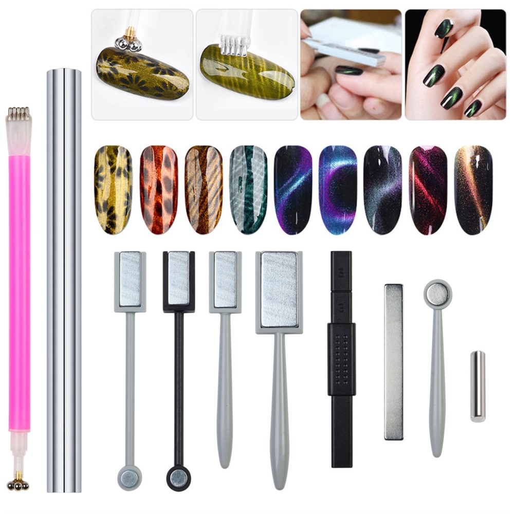 Best of Cat Magnetic Stick 9D Effect Strong Plate For UV Gel Line Strip Multi-function Cat Eyes Magnet Board Nail Art Tools Manicure DIY Reviews & Tips