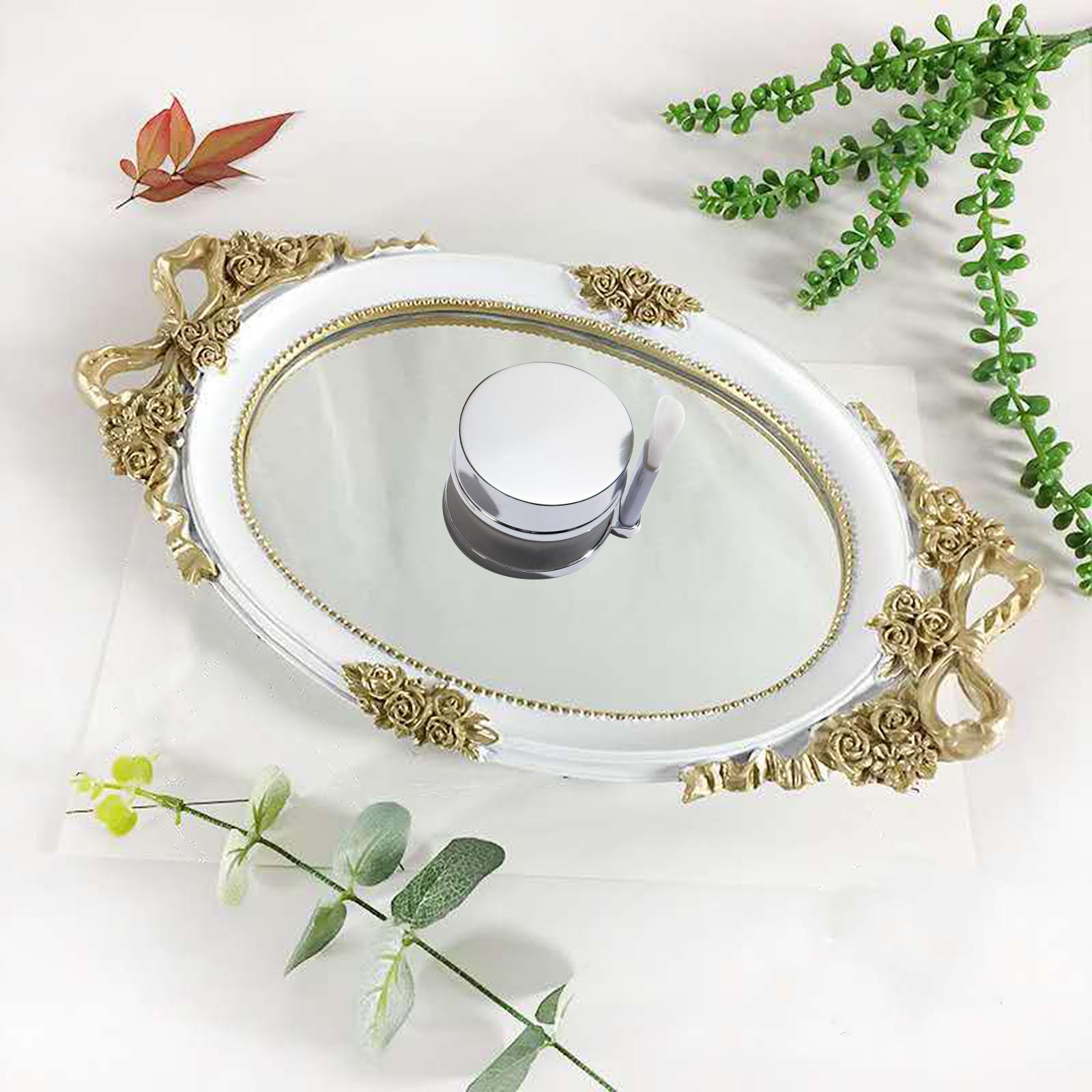 Vanity Tray Dresser Organizer Decorative Plate Cake Display Stand for