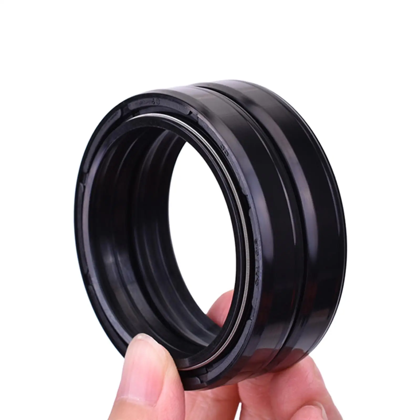 Front Fork Shock Oil Seal and Dust Seal Set 47x58x11mm Accessory Durable for