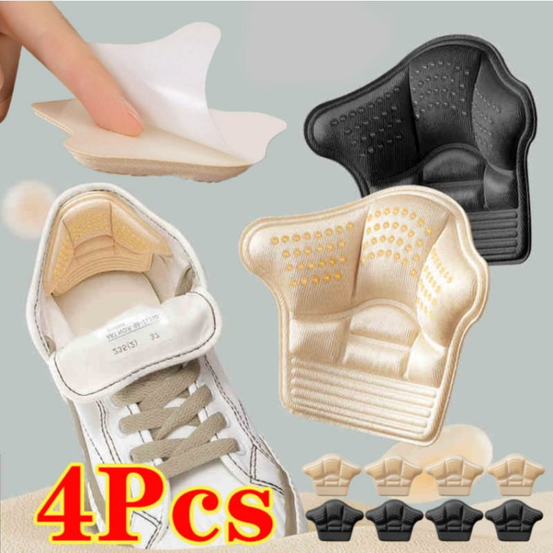 Best of 4Pcs Heel Stickers Heel Protectors Sneaker Shrinking Size Insoles Anti-wear Feet Shoe Pads Adjust Size High Heel Cushion Inserts Reviews & Tips