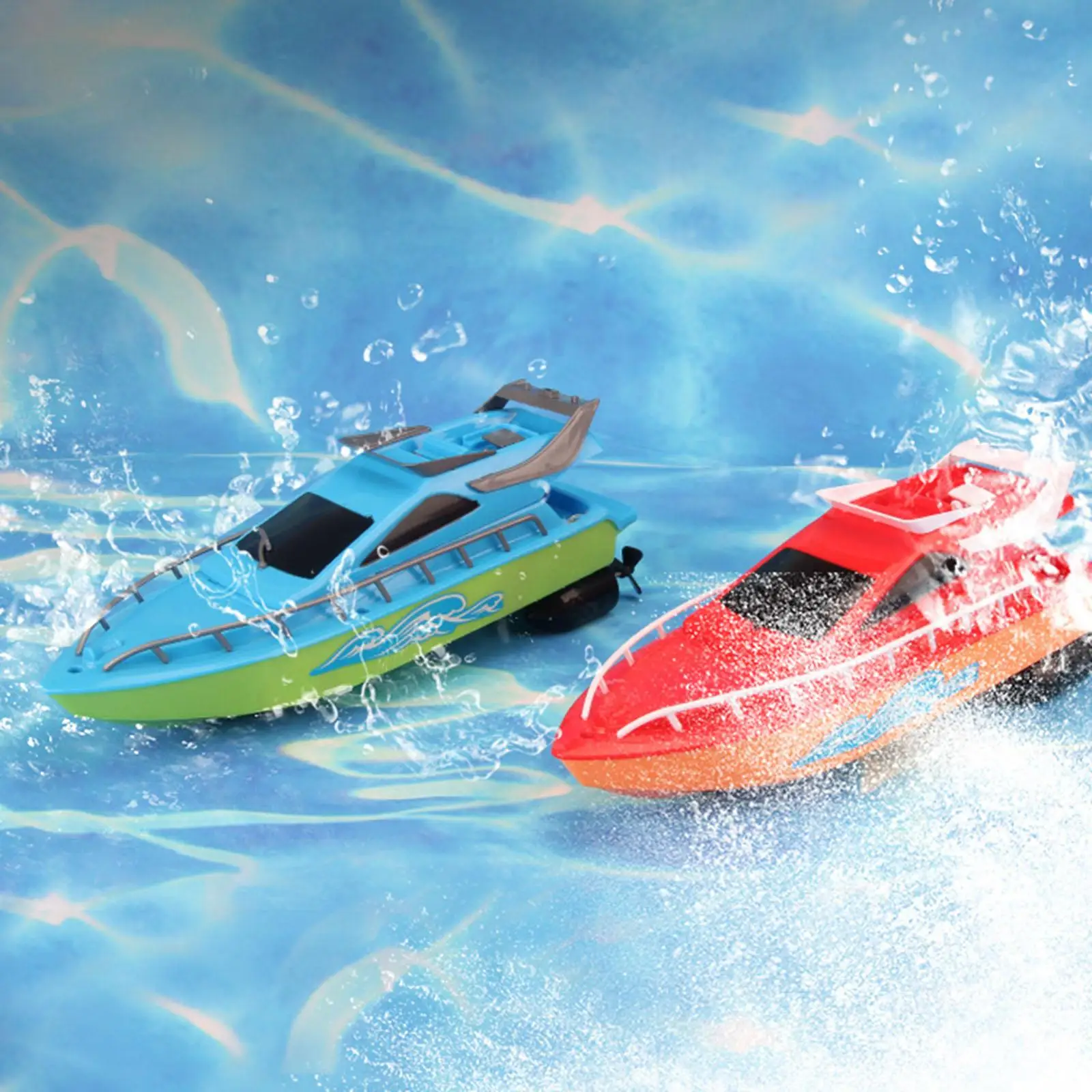 Wireless RC Racing Boat Ship Toy Electric Plastic for Kids Adult Children