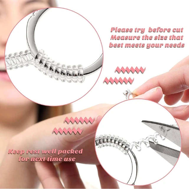 Ring Size Adjuster Loose Rings  Invisible Ring Size Adjuster - Ring Size  Transparent - Aliexpress