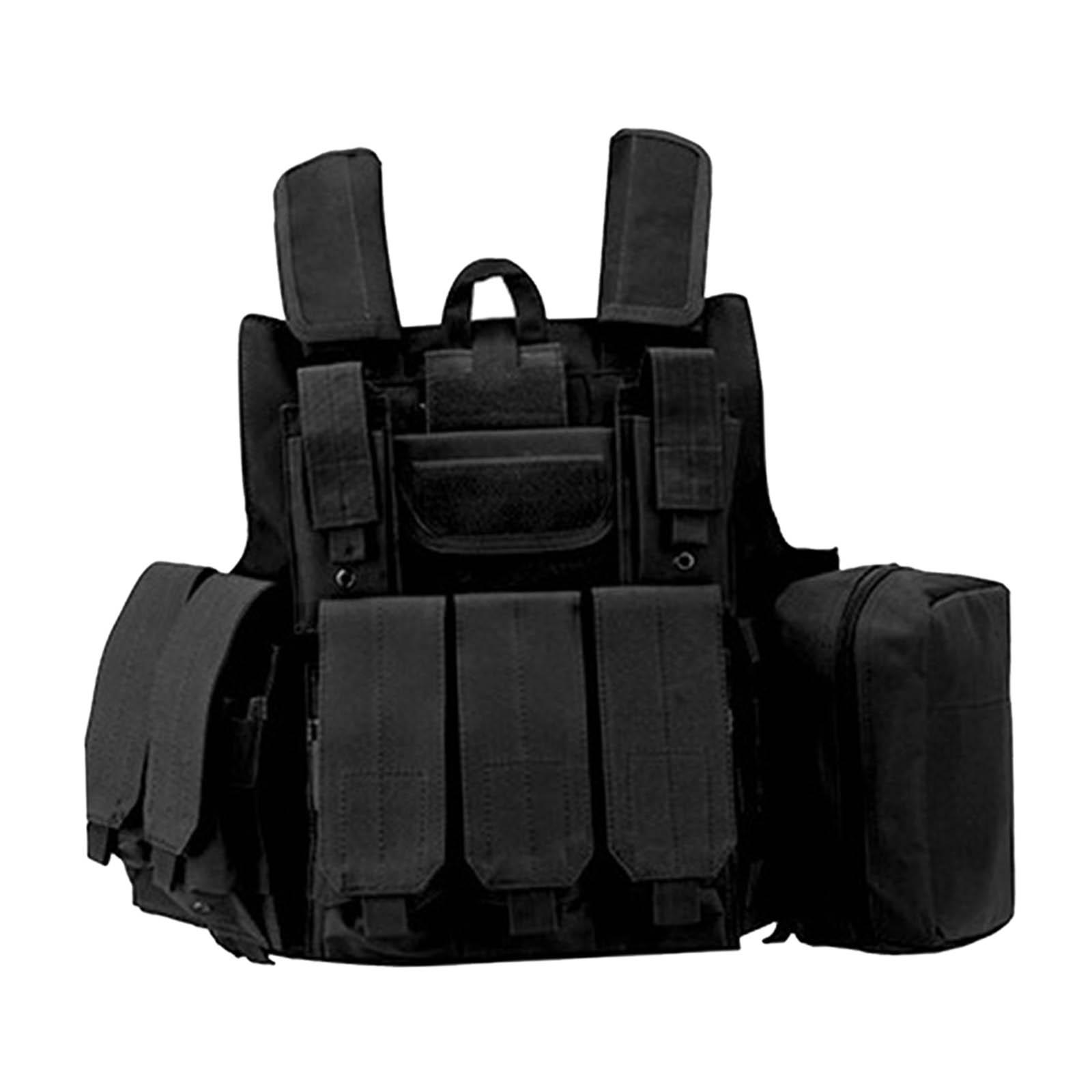 Men Tactical Vest Quick Release Plate Carrier for Outdoor Hunting CS Combat