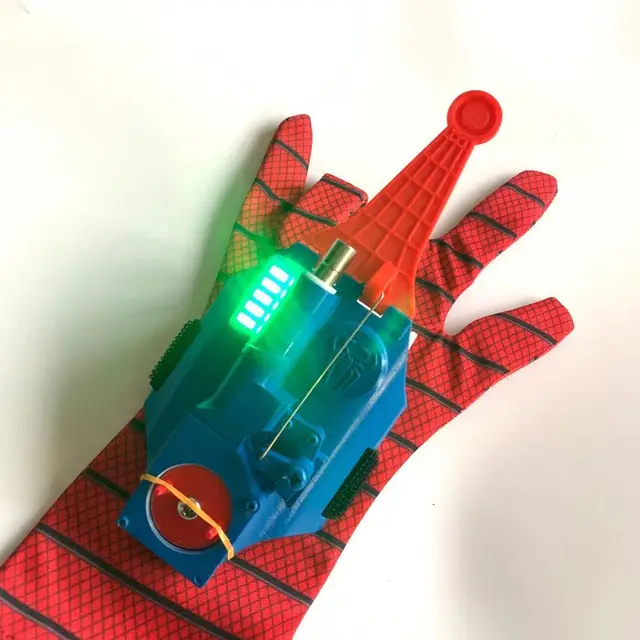 Dispositif de lancement de poignet Spider-Man Cosplay pour enfants,  accessoires Spider-Line, jouets Shdoms Web, accessoires Spider-Man, Peter,  cadeau