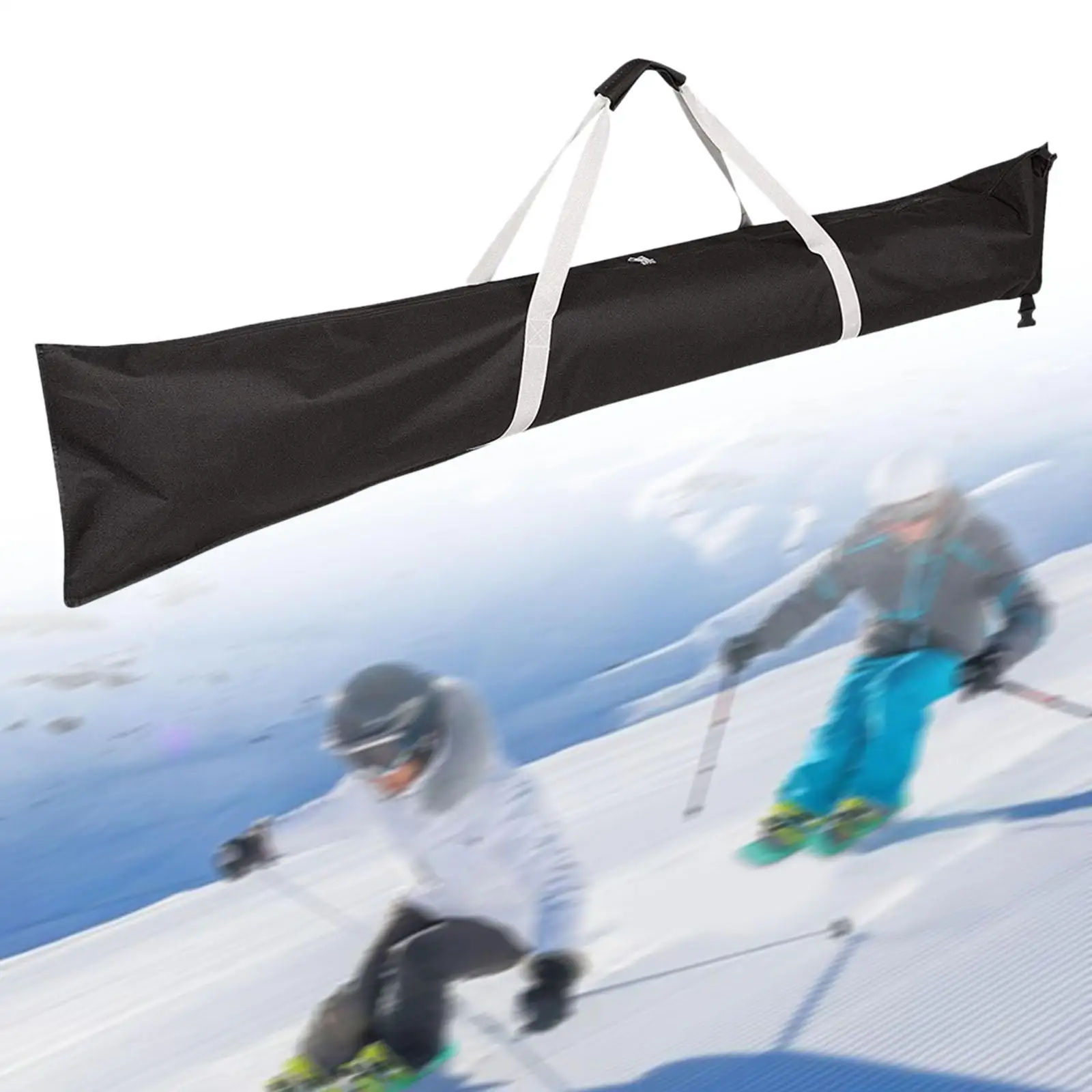 Ski Bag Protective Portable Snow Travel Transport Adjustable Snowboards Poles Bag Ski Travel Bag for Skiing Gloves Outdoor