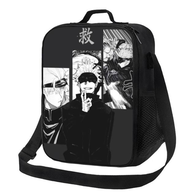 Custom Jujutsu Kaisen Anime Lunch Bag Men Women Cooler Warm Insulated Lunch  Box for Kids School Children