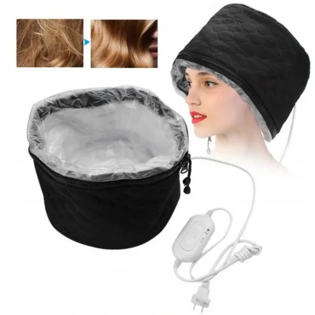 VINGVO Bonnet de cheveux thermique Chapeau de Vapeur de Cheveux Chapeau  Chauffant Électrique Contrôle de Température à 3 - Cdiscount Electroménager
