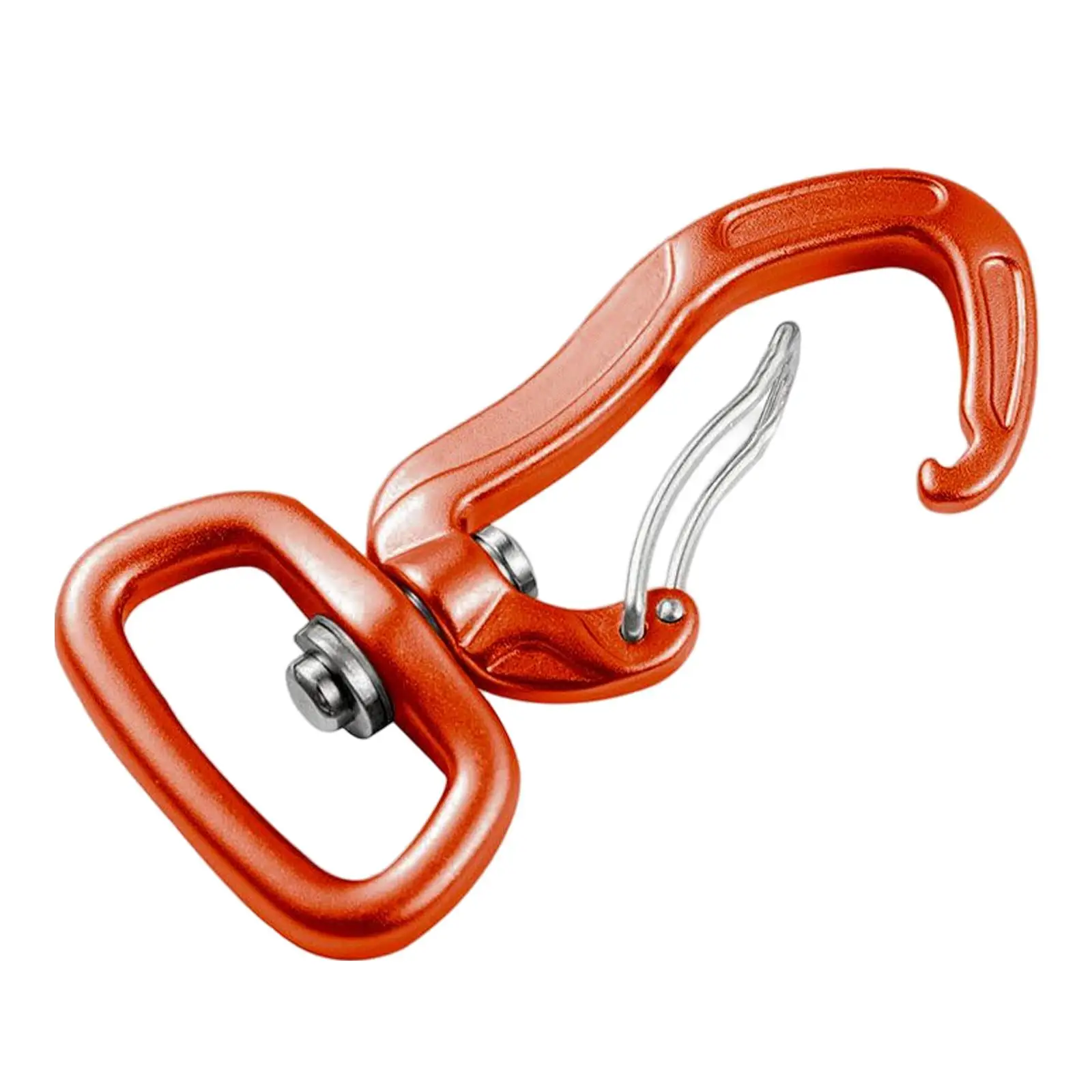 360° Swivel Carabiner with Swivel Ring, Locking Carabiner for Dog Leash,