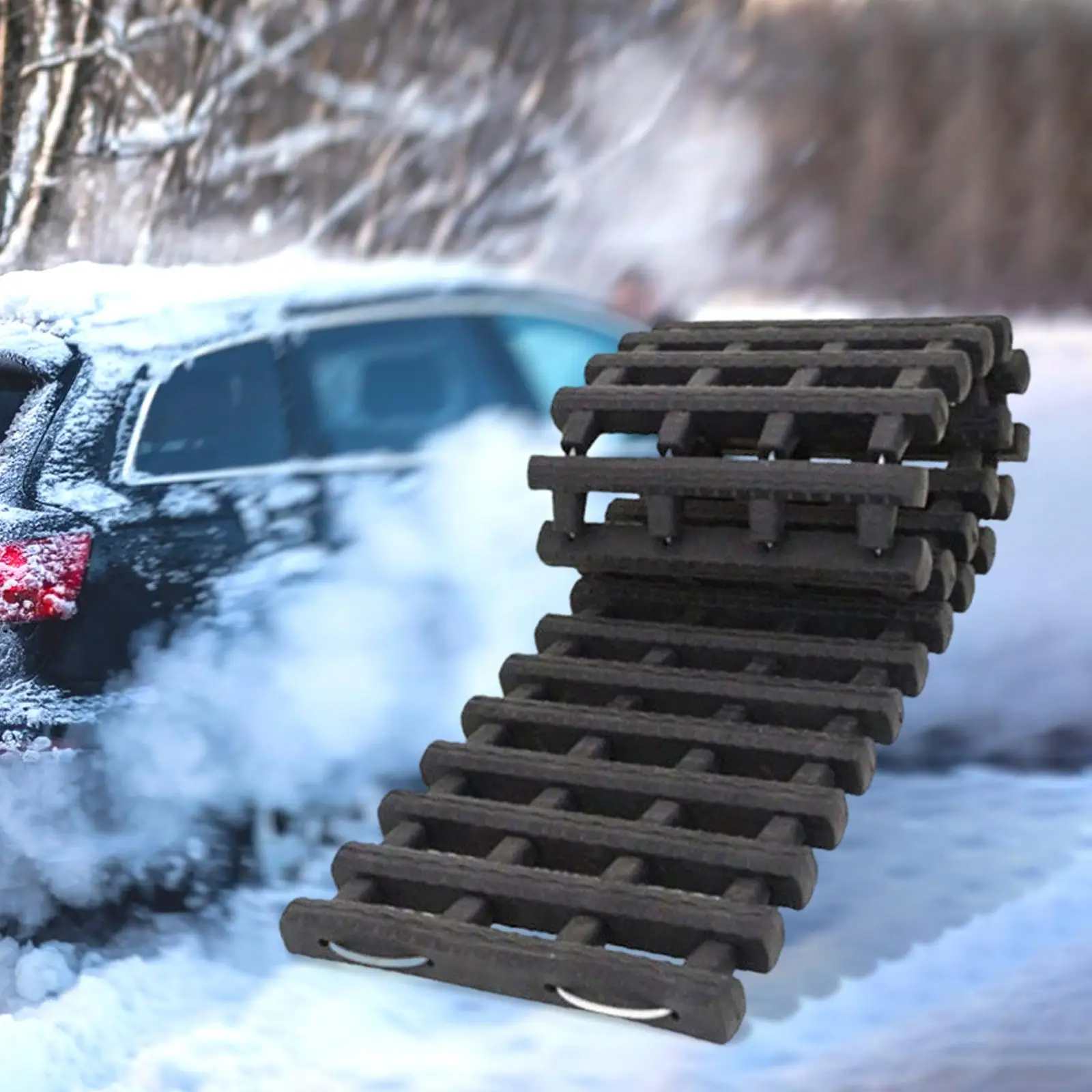 Car Traction Pads Professional Tire Grip Aid Anti Slip Mat Escape Mat Recovery Tracks Universal for Sand snow