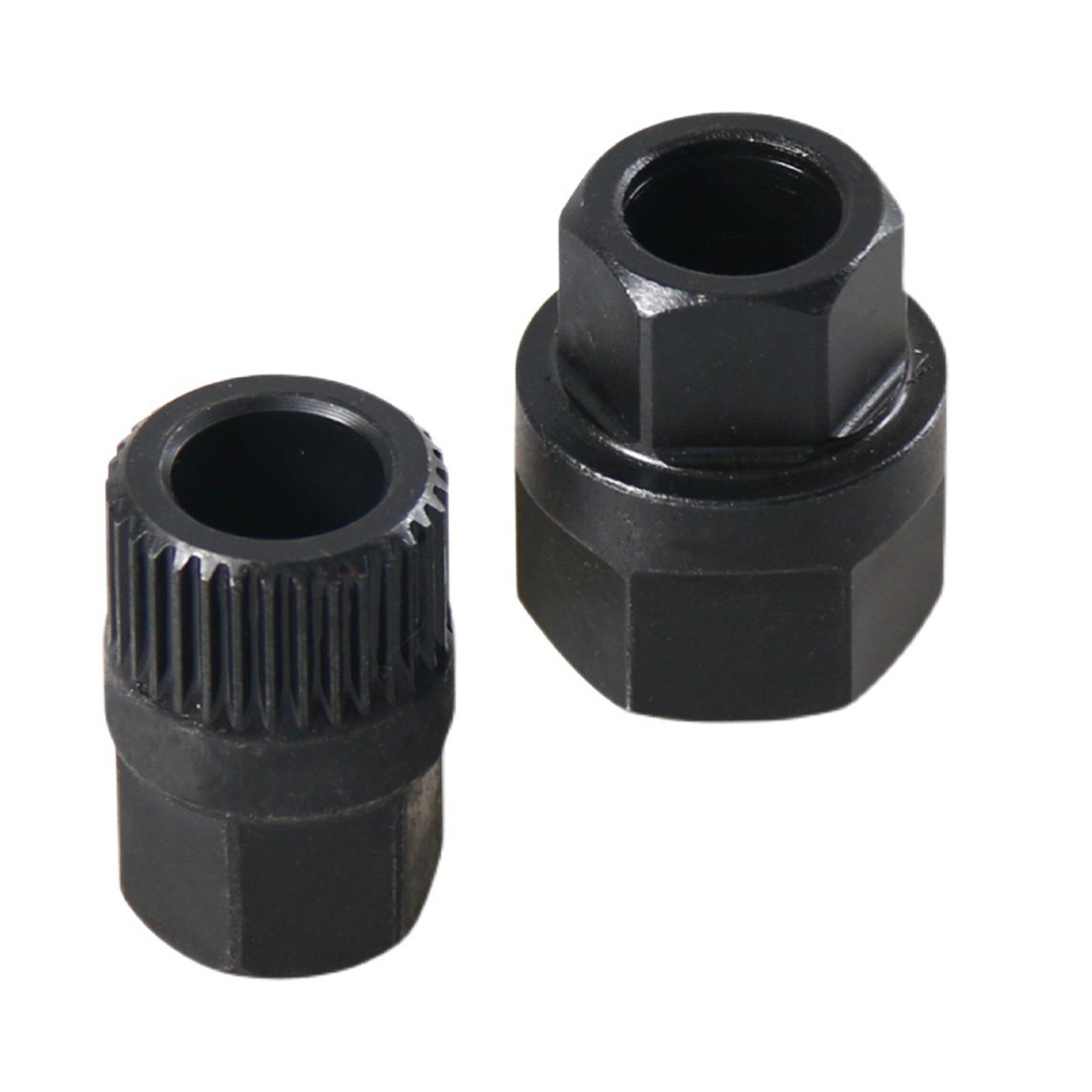 Alternator Pulley Removal Tool Durable Steel Engine Auto Parts Hand Disassembly Tools for Removing and Replacing The Pulley
