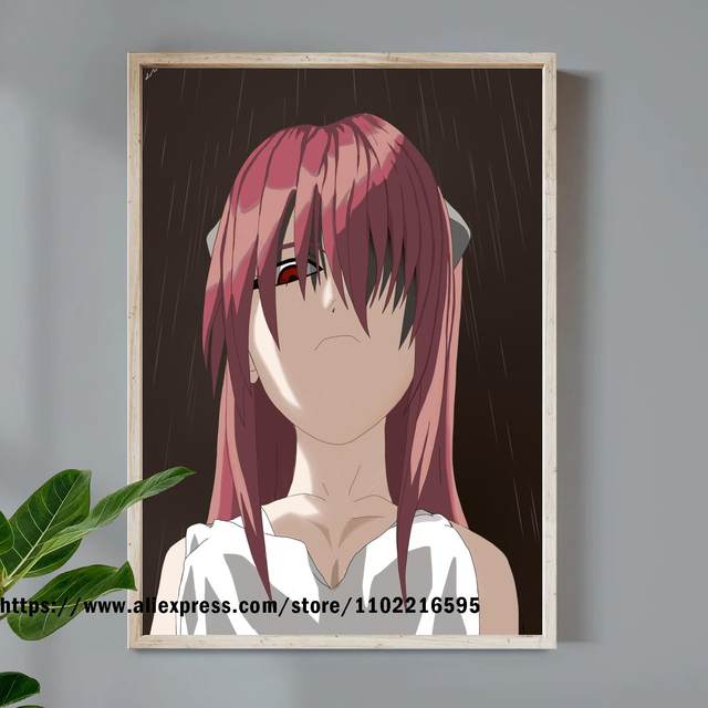 Elfen Lied Anime Poster Manga Cartoon Picture Wall Art Print Room Decor  24x36