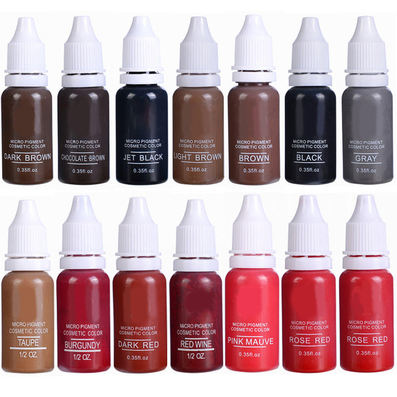 Best of 24 Colors Tattoo Ink Set Permanent Makeup Eyebrow Ink Lips Eye Line Tattoo Color Microblading Pigment For Body Beauty Tattoo Art Reviews & Tips