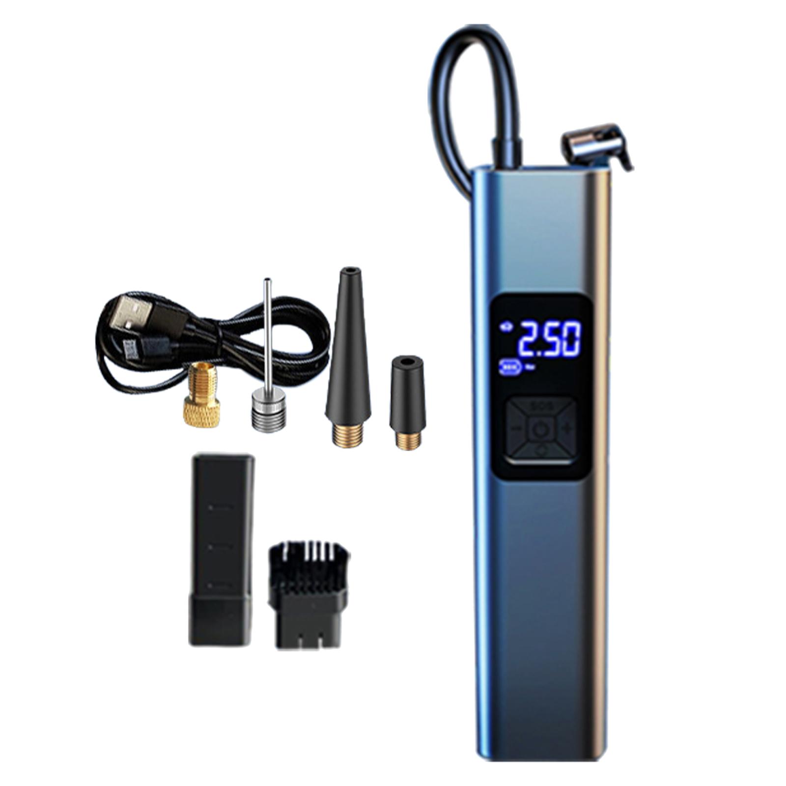 Car Tire Air Pump Inflator Vacuum Cleaner Mode for Balls