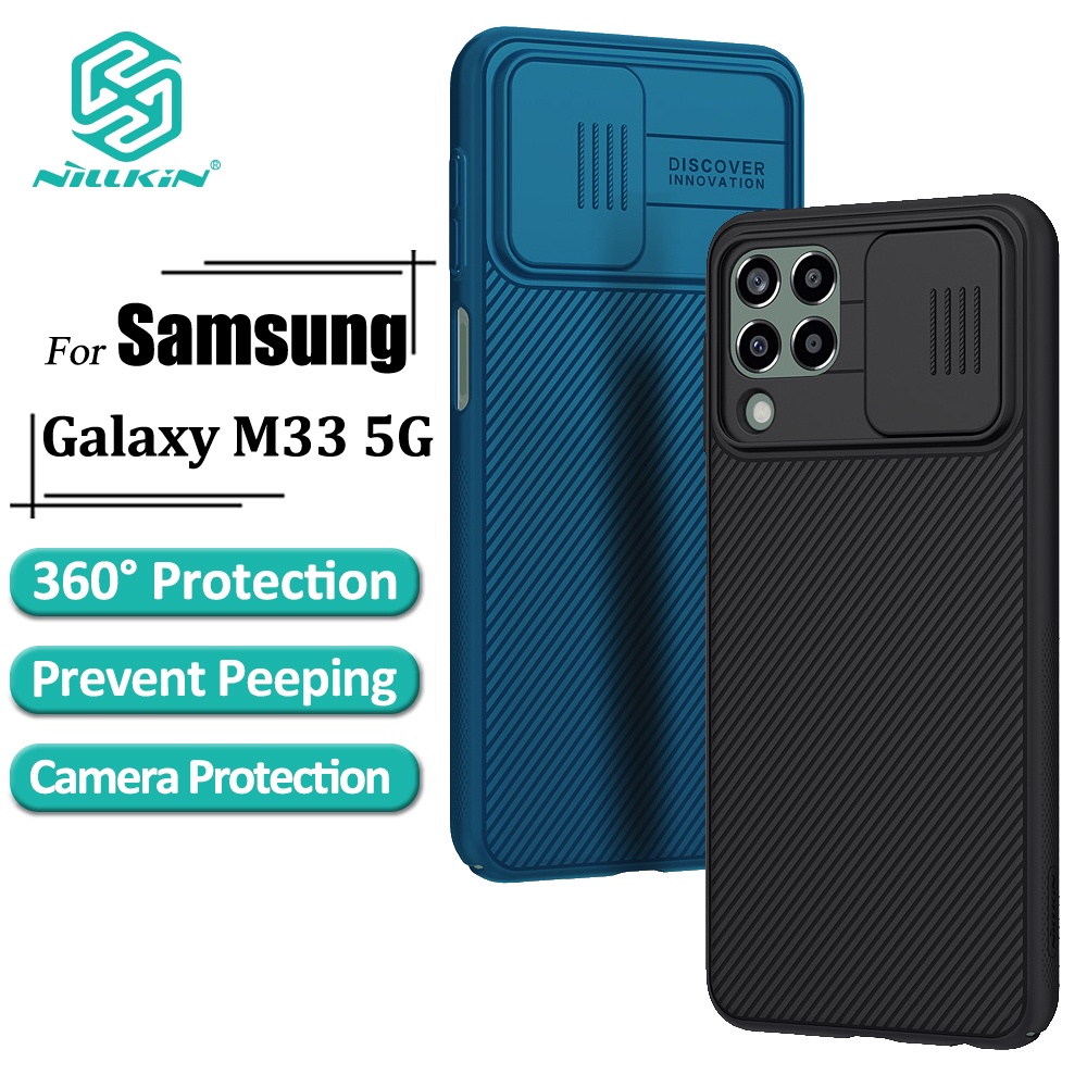 Чехол для телефона Nillkin CamShield для Samsung Galaxy M33, роскошная  жесткая Противоударная задняя крышка из поликарбоната для фотоаппарата |  AliExpress