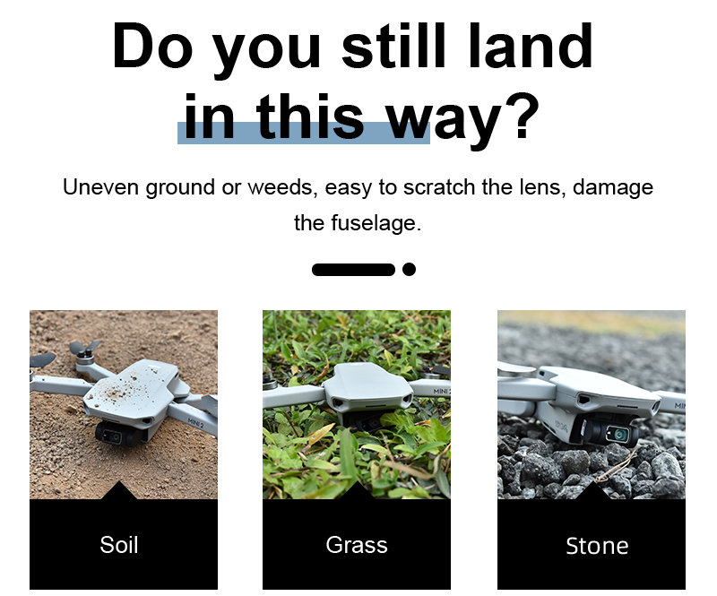 Description Picture 4 of itemMini 2SE Landing Gear for Dji Mini 2 Foldable Landing Gear Extende Leg For Dji Mini 4K/Mini Se Drone Accessories