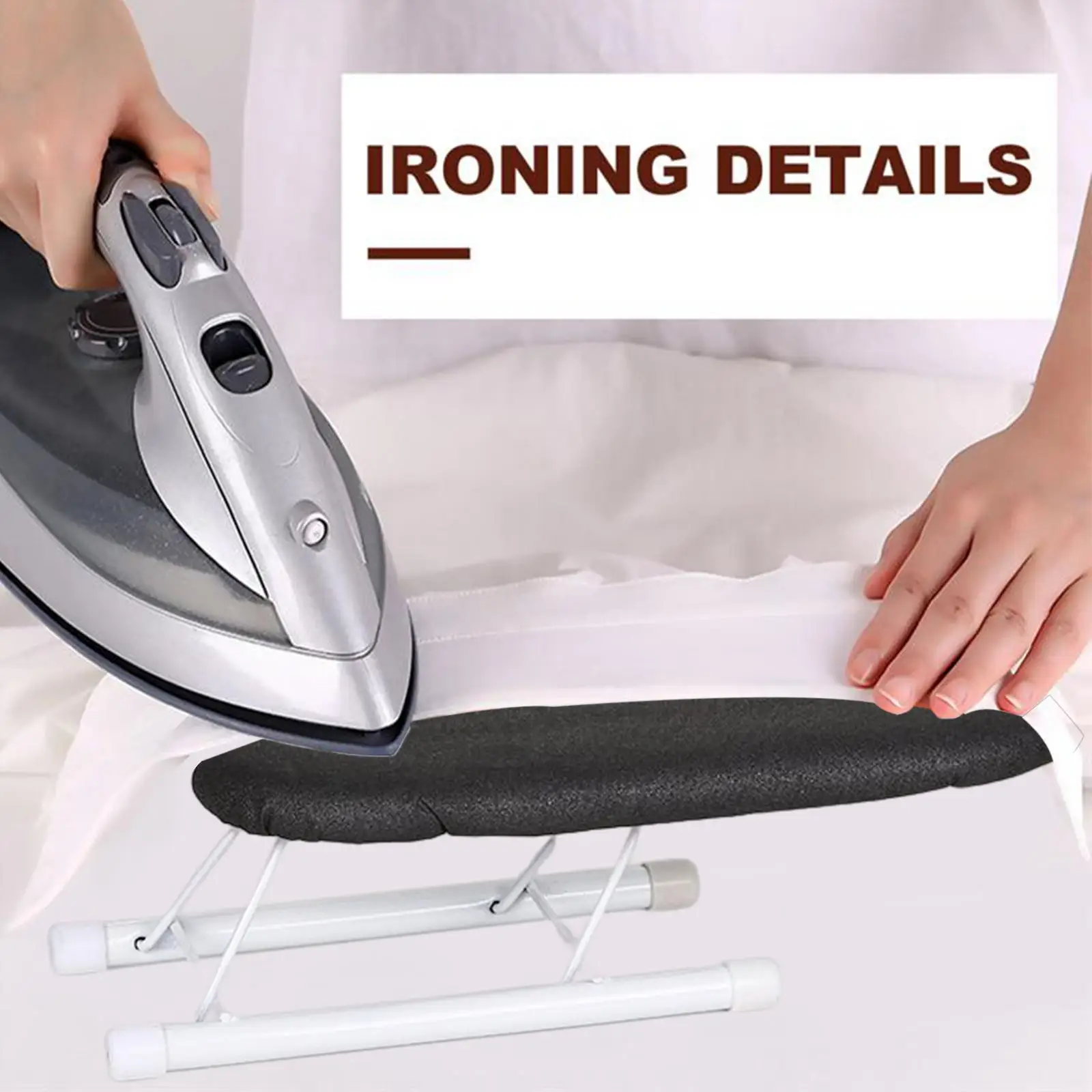 Desktop Ironing Board Compact and Lightweight Foldable Design with Heat