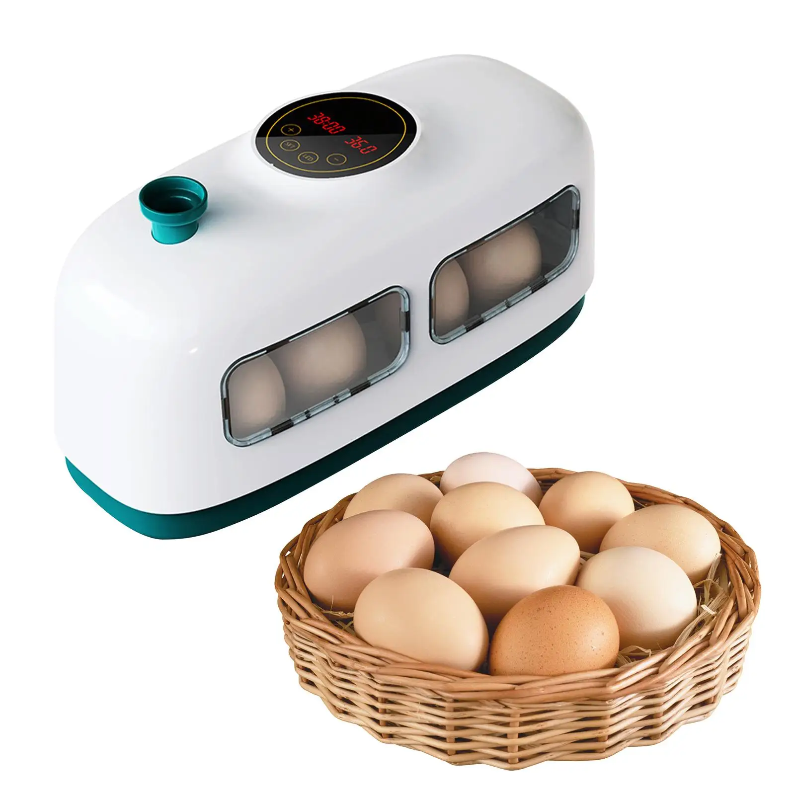 Egg Incubator Electric Manual Egg Turner Poultry Hatcher for 