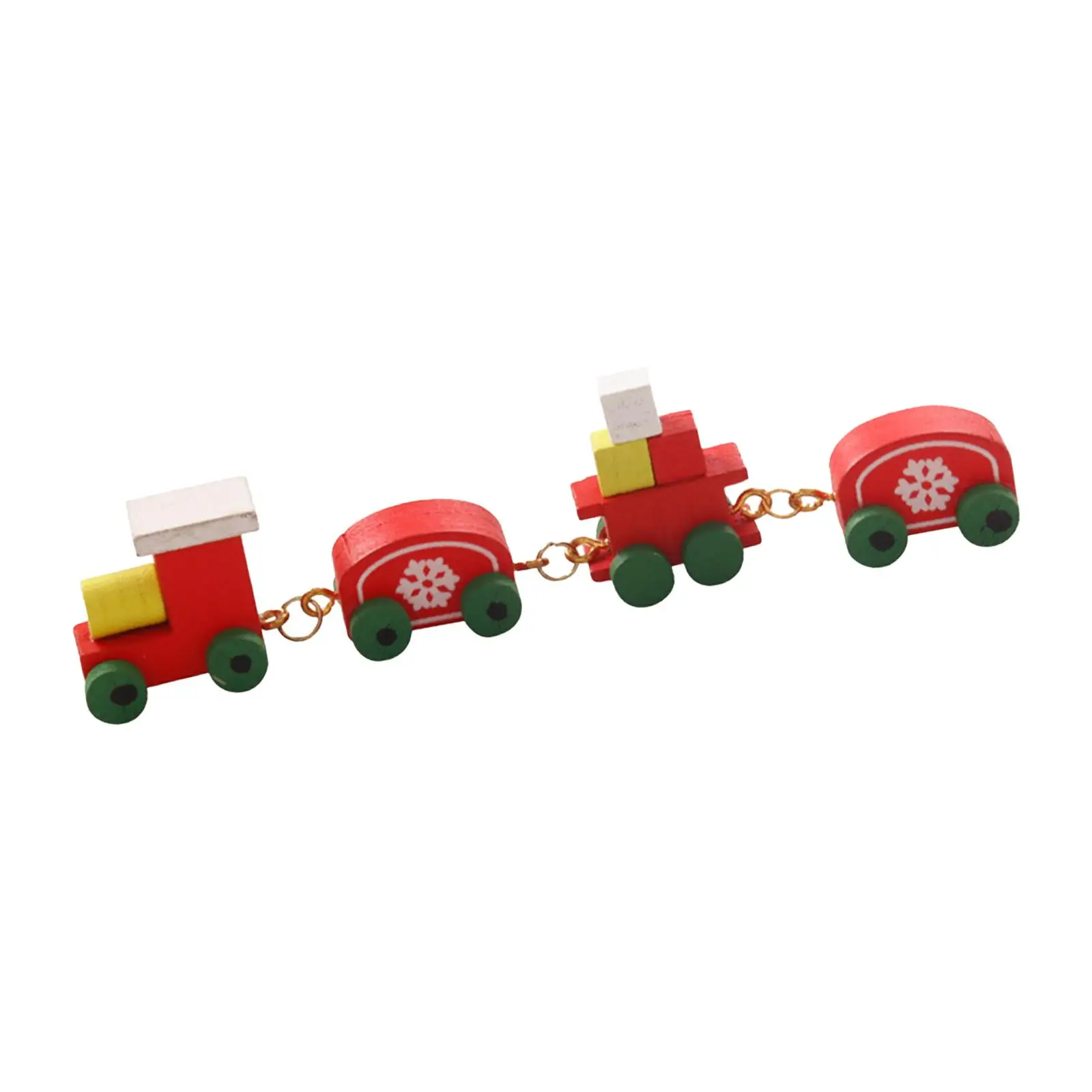 1/12 Dollhouse Mini Christmas Train for Building Model Train Railway Station