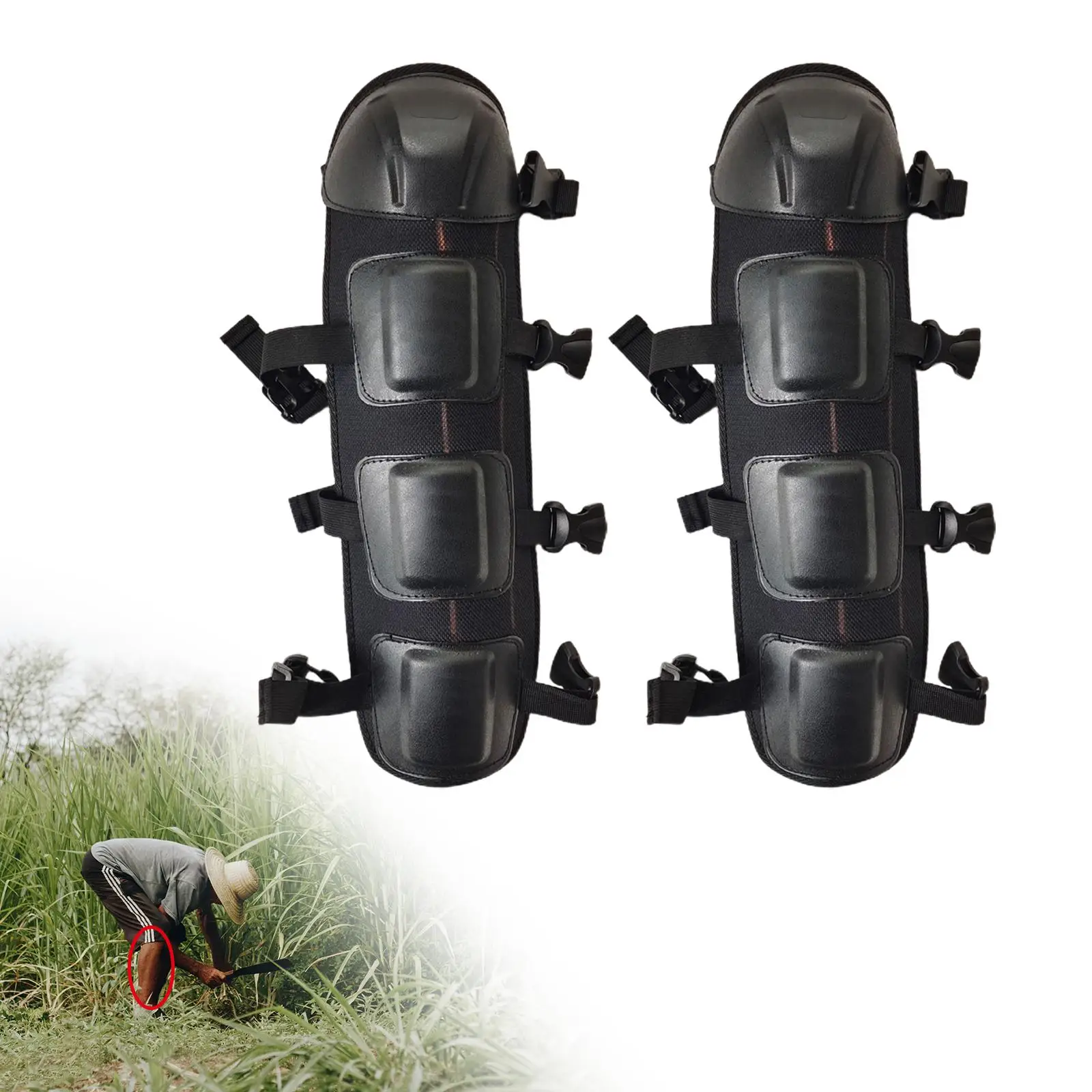 Knee Pads Adjustable Motorcycle Protective for Gardening Scooter Ski