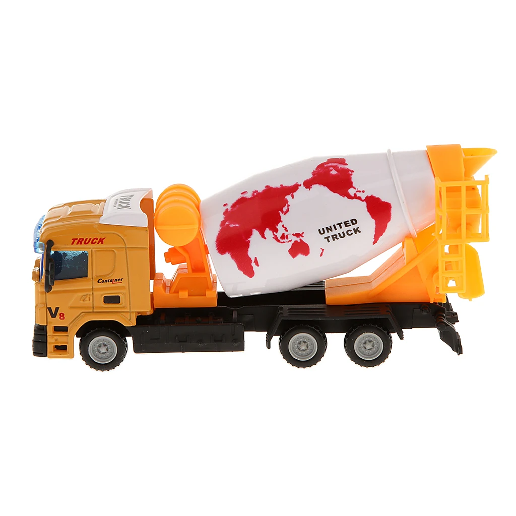 1:64 Diecast Cement Mixer Constructional Engine Model Boys Girls Toy Gift