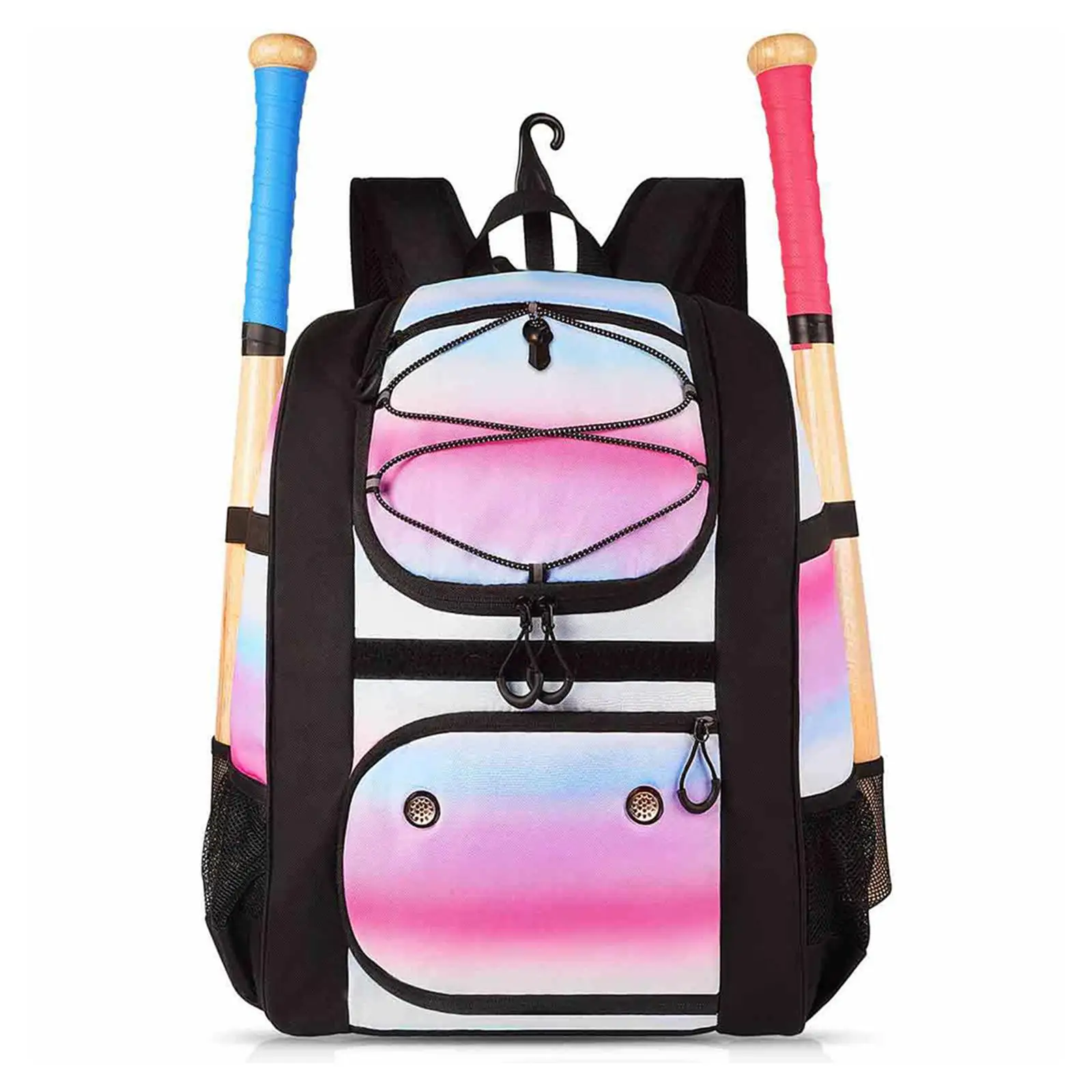 Outdoor Backpack Baseball Storage Rucksack Adjustable Belt Camping Knapsack