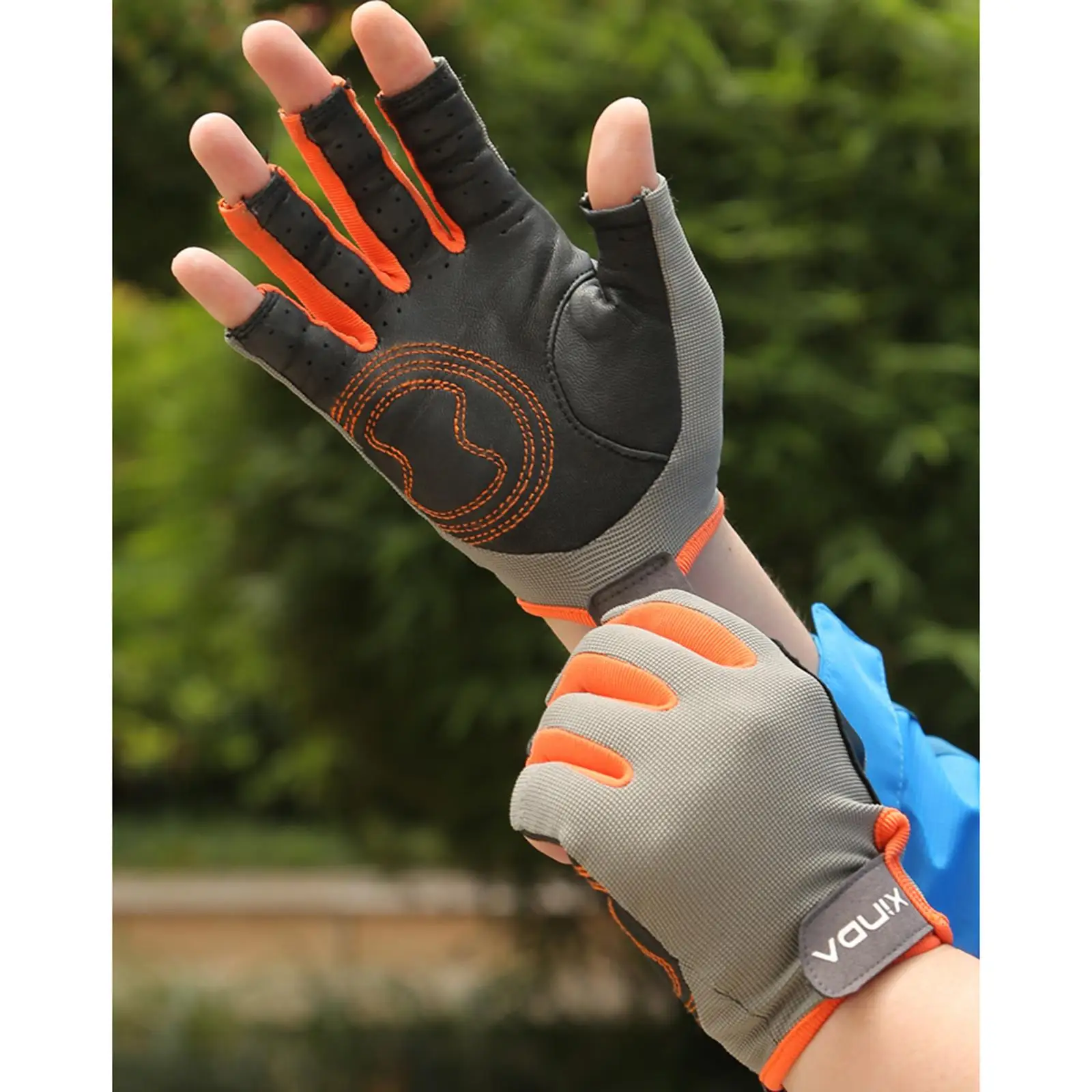 Half Finger Gloves Non Slip  Breathable Wear Resistant Gloves for Shooting  Motorcycle Climbing Men