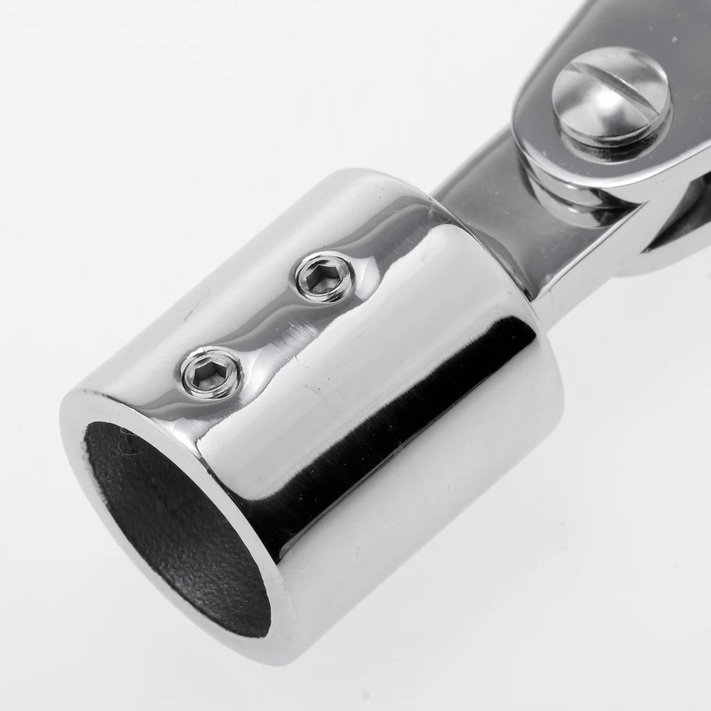 Marine Boat Awning Hand Rail Fitting 1 Inch (25mm) Elbow, 316 Stainless Steel Deck Hardware-Silver
