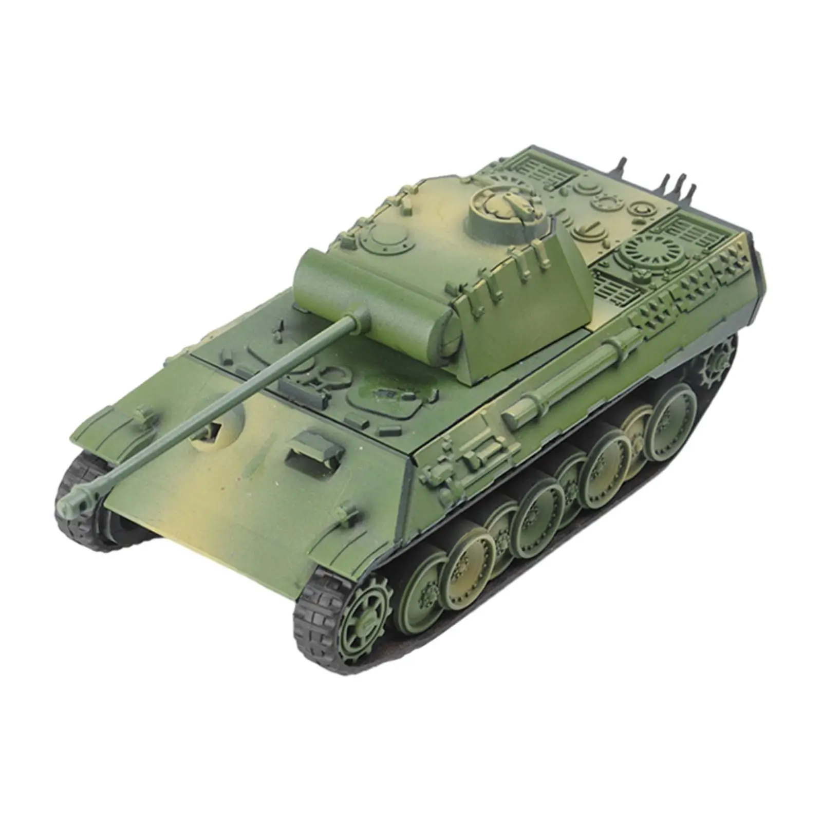 1:72 Scale 4D Tank Model DIY Assemble Simulation Vehicle Tank Model Toy Collection for Adults Girls Children Kids Birthday Gift