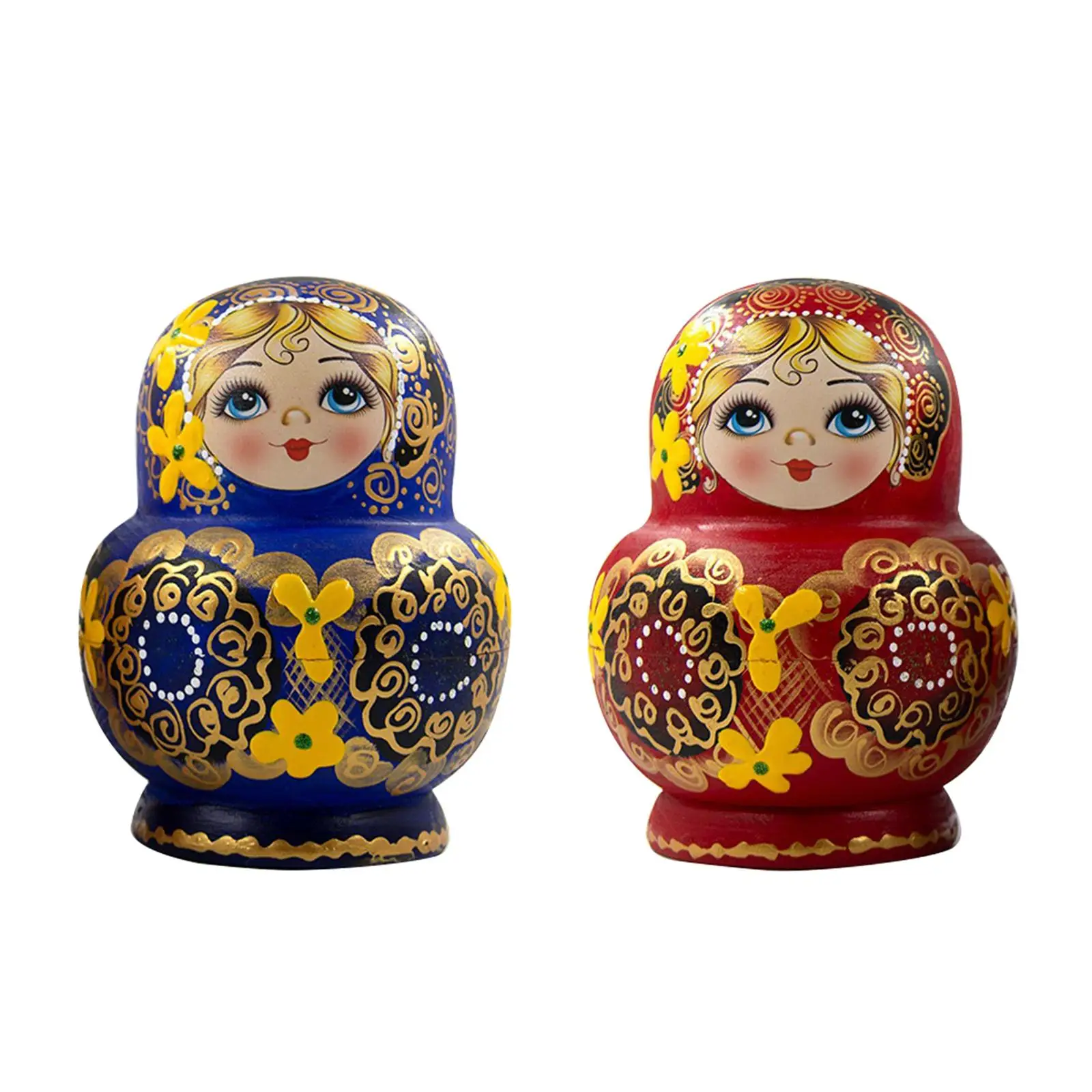 10 Pieces Creative Russian Nesting Dolls Matryoshka Dolls for Room Decor