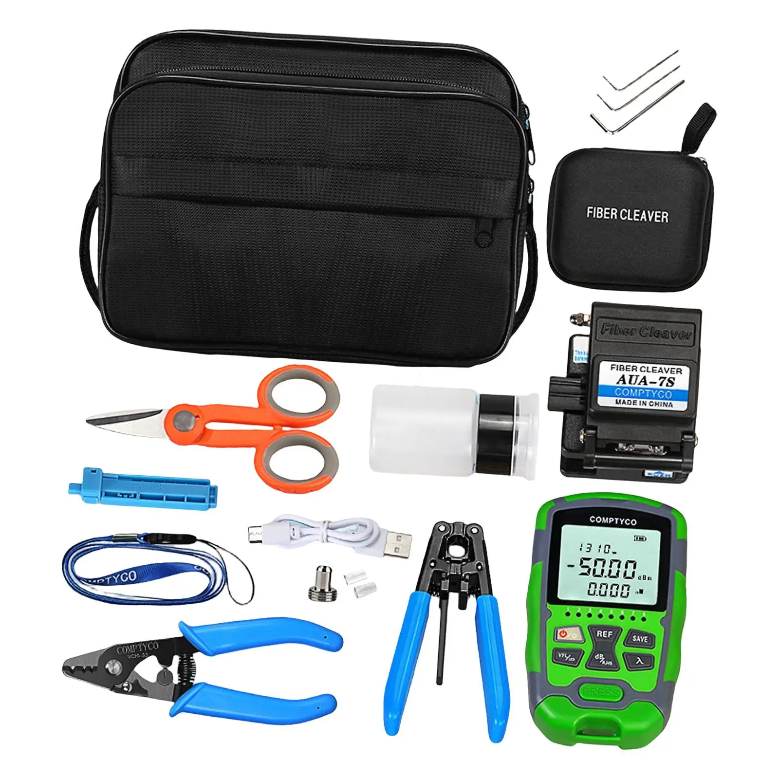 Portable Fiber Optical Tool with Storage Case Cable Plier Plier Tool