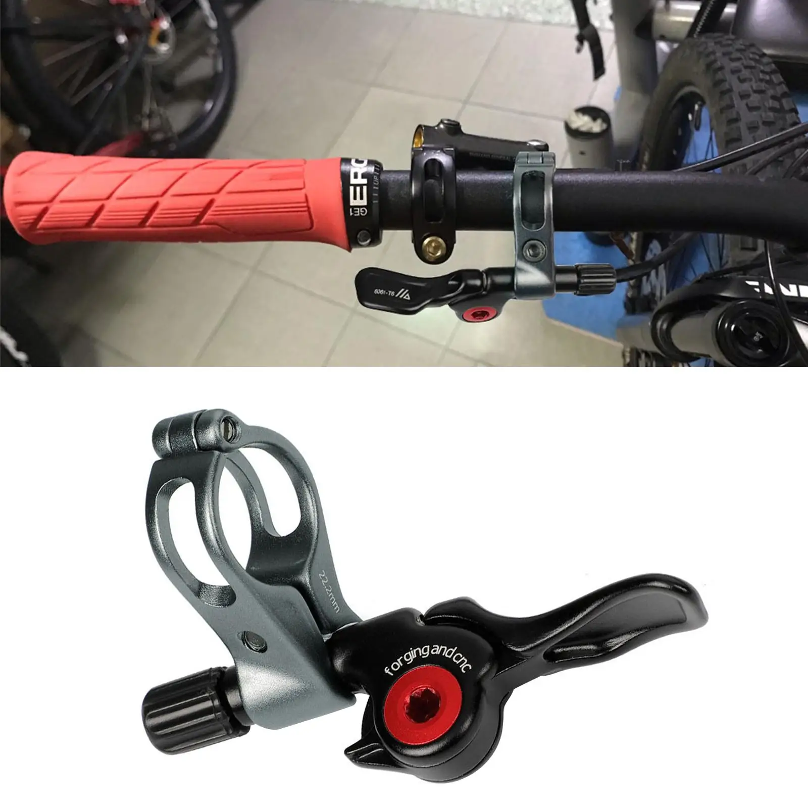 Adjustable Seatpost Dropper Remote Lever Easy to Use  Smooth Bearing Control Lever  Dropper Remote Lever   Bike