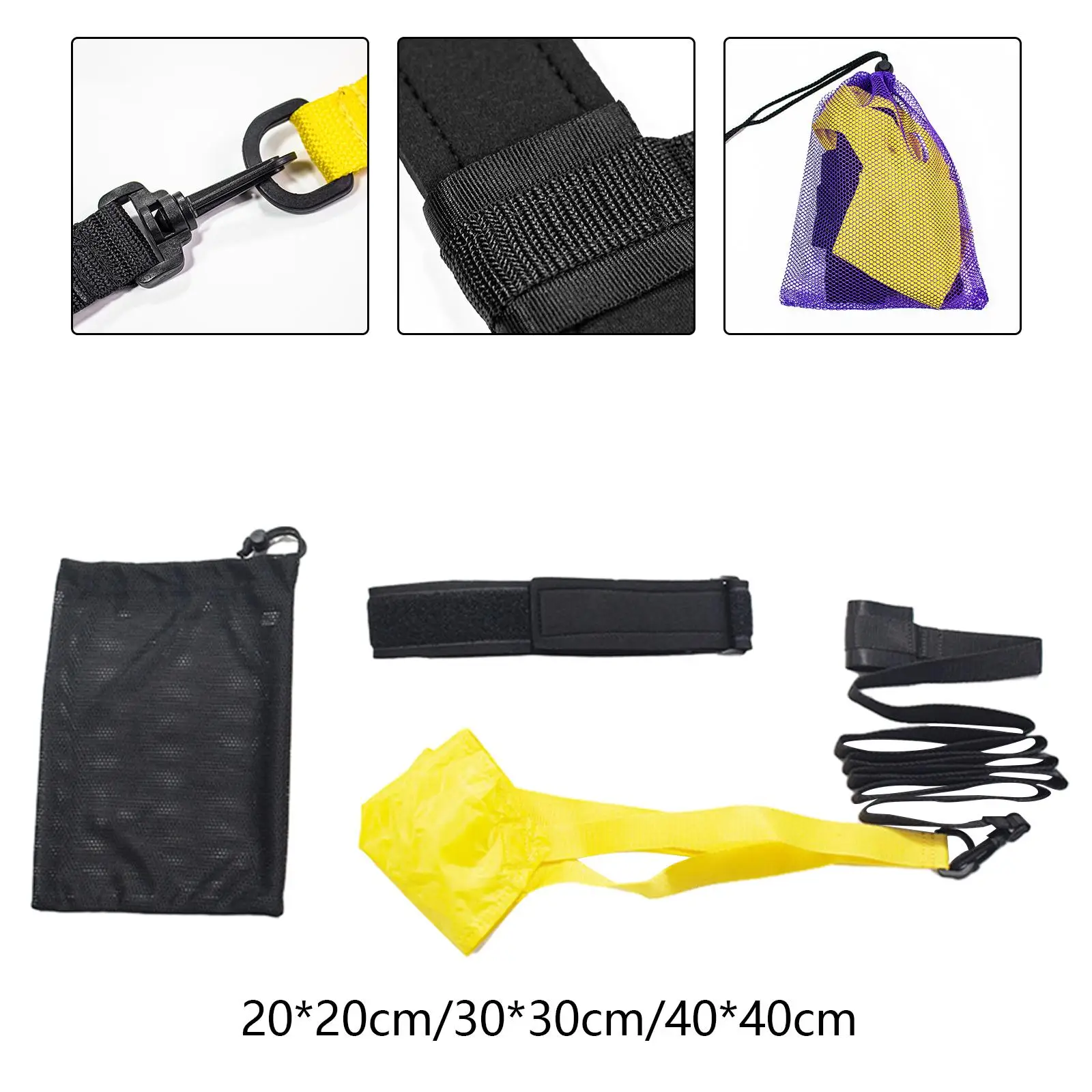 Swim Parachute Swim Resistance Belt Speed Training Tool Agility Swim Trainer