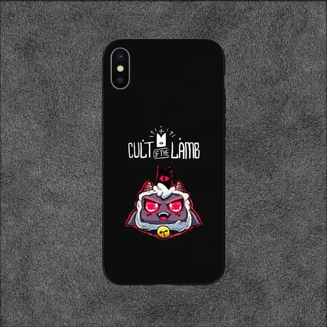 cult of the lamb with logo | iPhone Case