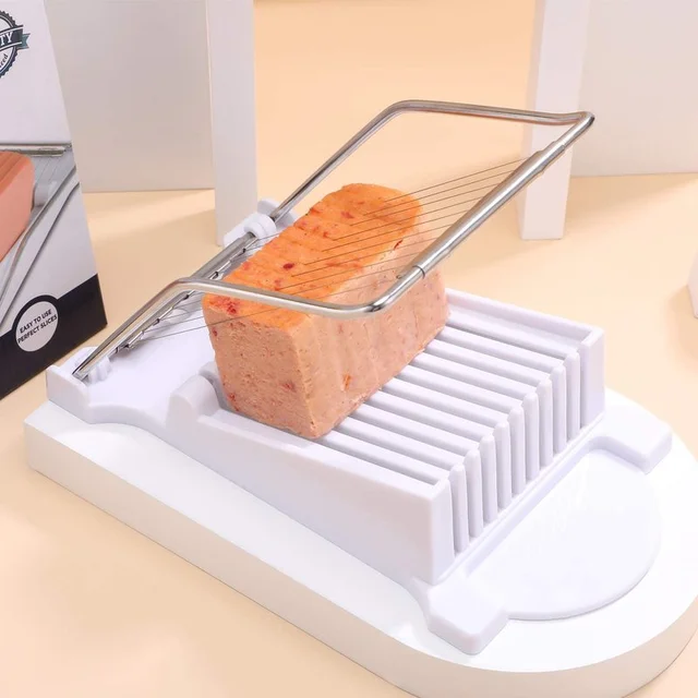 Ham Luncheon Meat Slicer Boiled Egg Fruit Slicer Soft Food Cheese Sushi  Cutter Stainless Steel Canned Meat Cutting Machine - AliExpress
