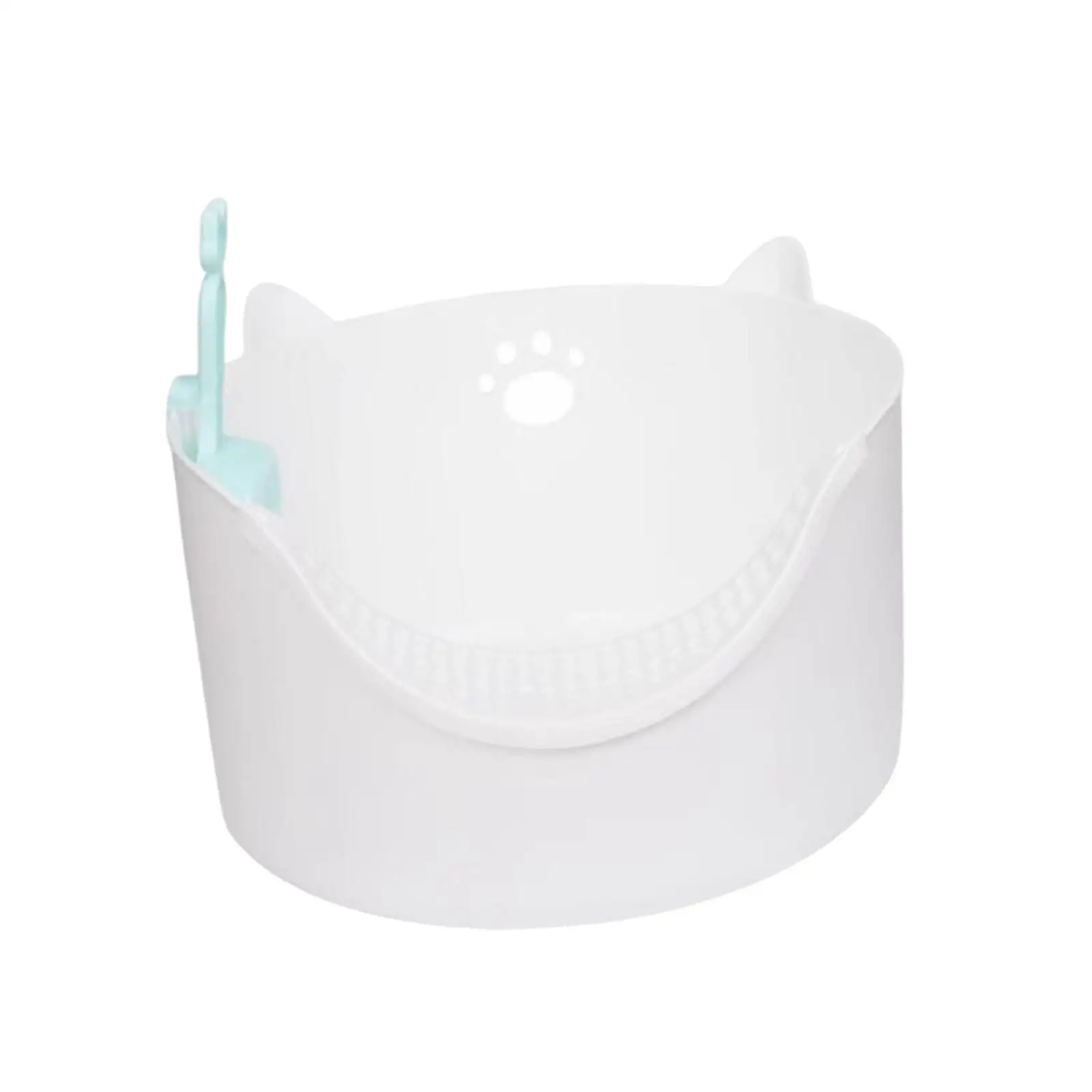 Cat Litter Box with Scooper Cage Easy to Clean Potty Toilet Bedpan for Small and Medium Cats Kitty Rabbit Bunny Small Animals