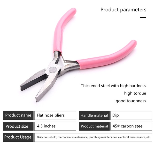 Jewelry Pliers Craft & Jewelry Making Tool with Flat Nose Wire Cutters for  Wire Wrapping & DIY Craft Supplies Repair - AliExpress