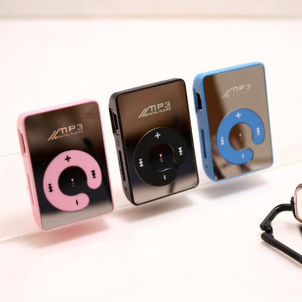 Title 6, MP3 Player C Button Music Portable Mirror Sport...