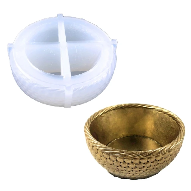 DIY Silicone Bowl Making Jewelry Candles Plate Resin Casting Mold