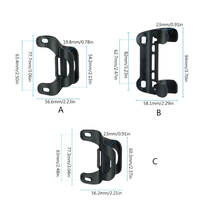 Fahrrad pumpen halter halterung Doppel mund Luft zylinder klemmen Pumpen halter – Detail 6
