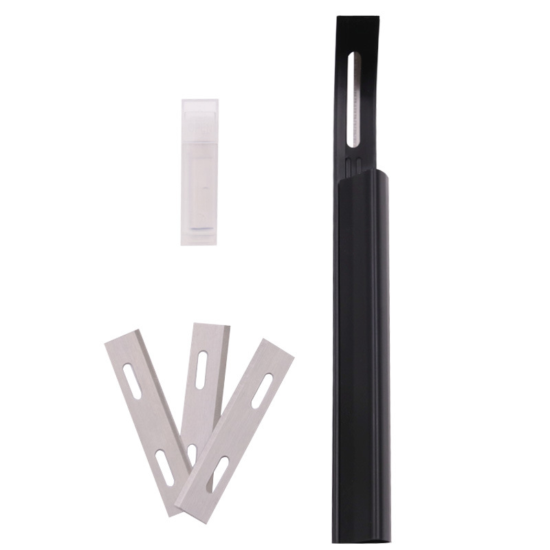 Leder Schälmesser Leder Handwerk Nut Schnitzmesser DIY Nähte Werkzeug Leder Sicherheit Schneidemesser LeatherCraft handgefertigte Werkzeuge – Detail 2