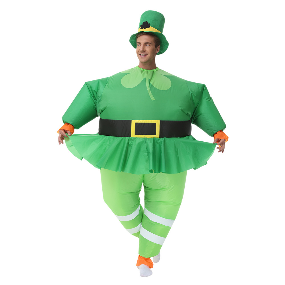 Irish Dress Inflatable Costume Adults Halloween Clothing Funny St.  Patrick's Day Outfit Carnival Festival Cosplay Blow Up Suit - Cosplay  Costumes - AliExpress