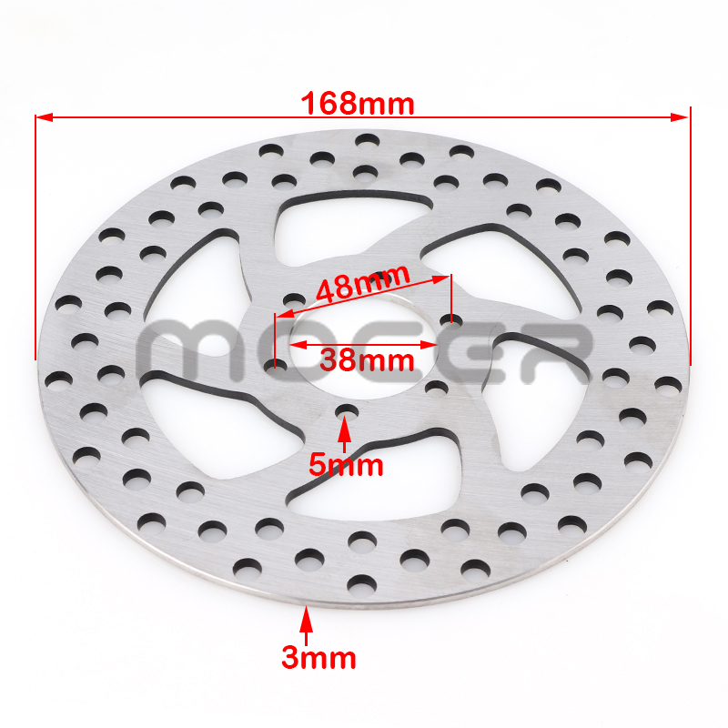 Citycoco Electric Bicycle Electric Scooter Front and Rear Brake Assembly Brake Handle disc Brake Applicable For Harley China