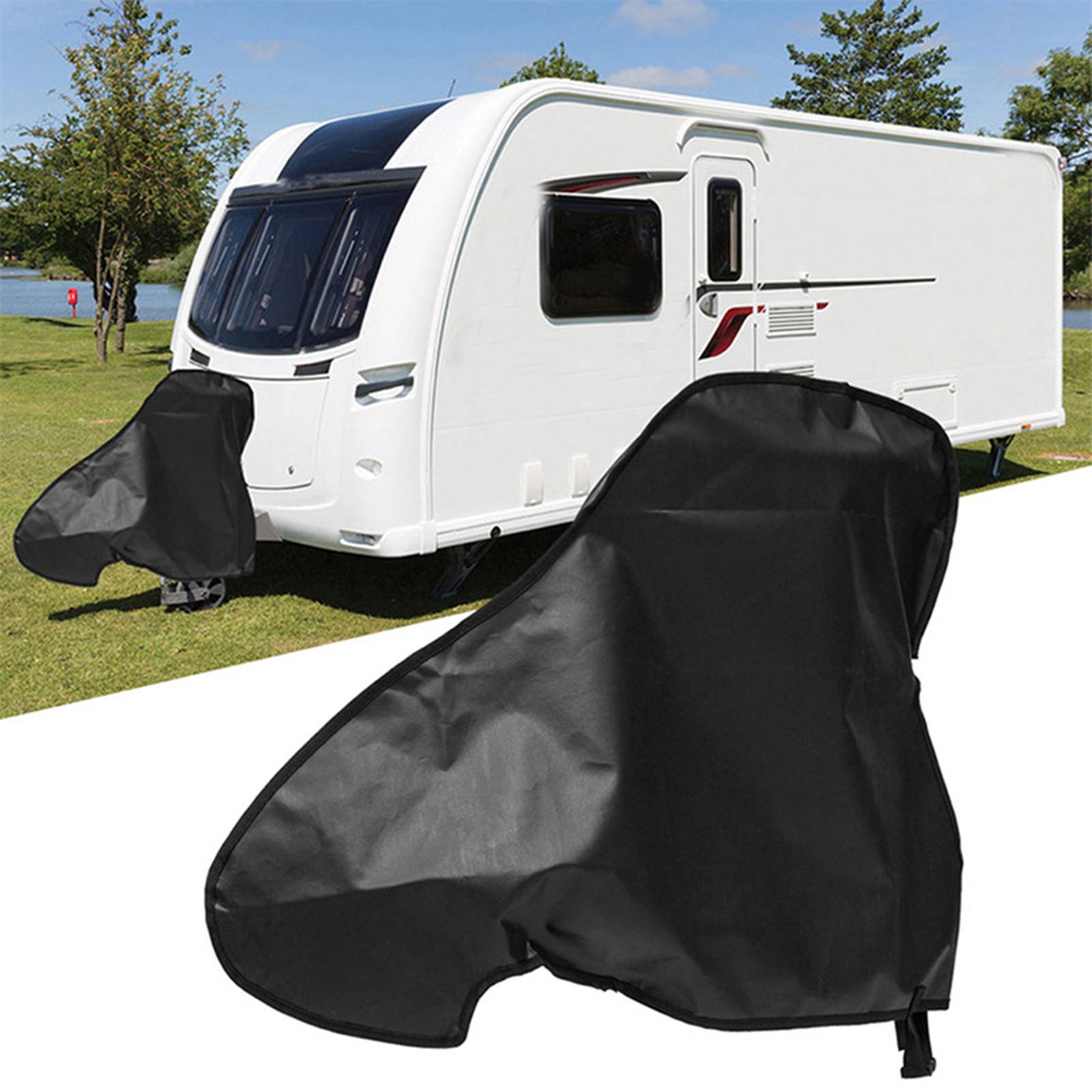 Caravan Towing Hitch Cover, RV Covers UV Blockage Protective Cover Hitch Connector Universal All Weather Protection Waterproof