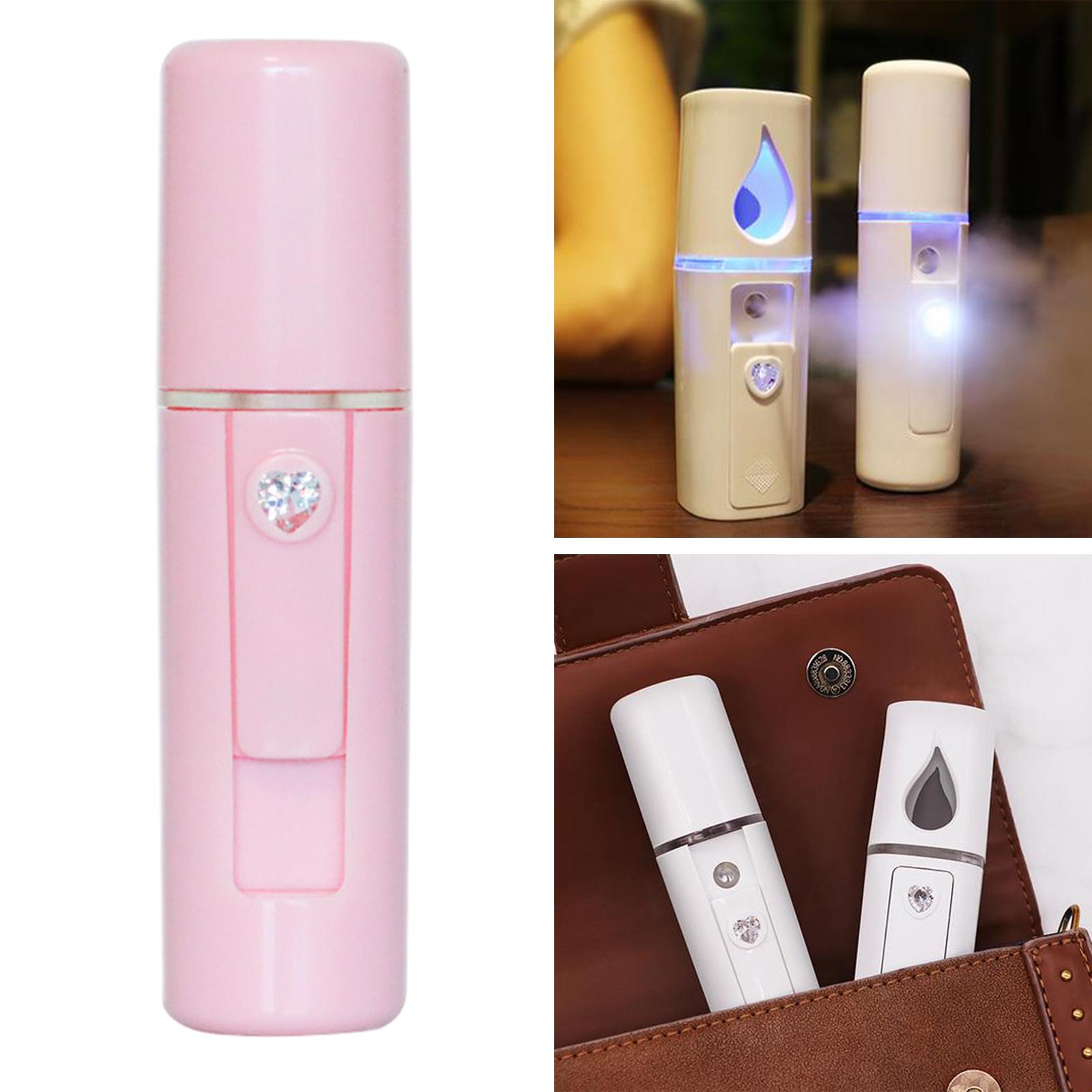 Handheld 20ml Facial Nano Mist Sprayer Cooler Moisturizing Humidifier USB Rechargeable Atomization Atomizer for Face SPA
