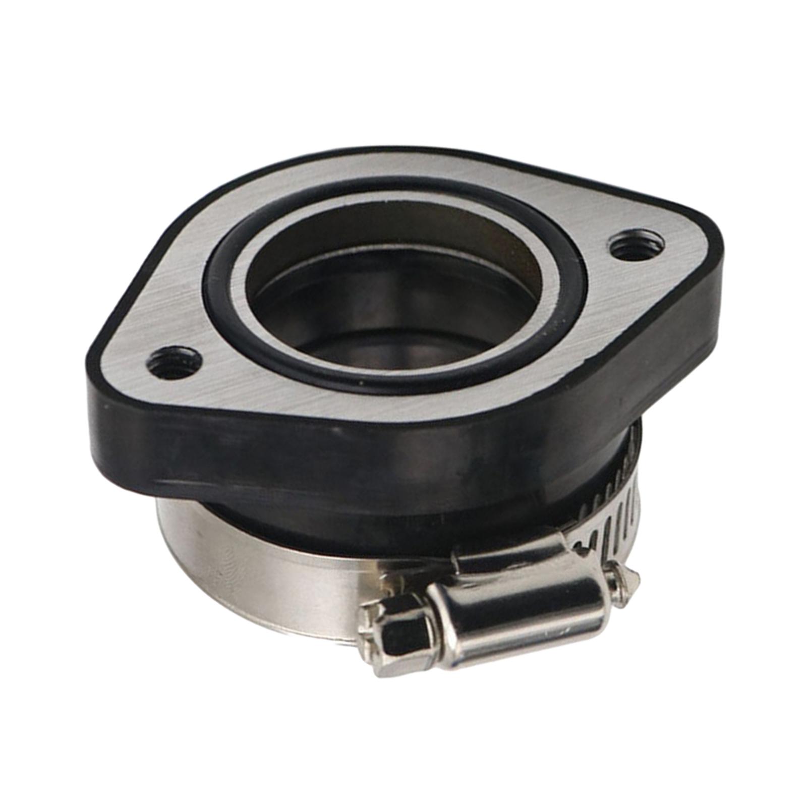 Rubber Motorcycle Carburetor Adapter 48mm Black Carburetor Manifold Inlet Intake Pipe Rubber Mat for TM28 Carburetor Dirt Bike