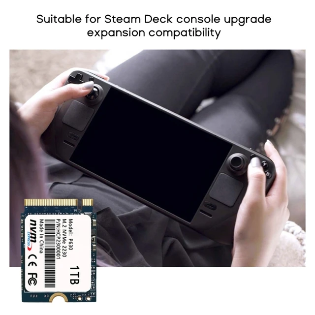 for STEAM DECK 2230 SSD Laptop Solid-state Disk 128GB 256GB 512GB 1TB for  M2 NVMe PCIE Hard Drive SURFACE SSD PCIe Gen3x4 M2
