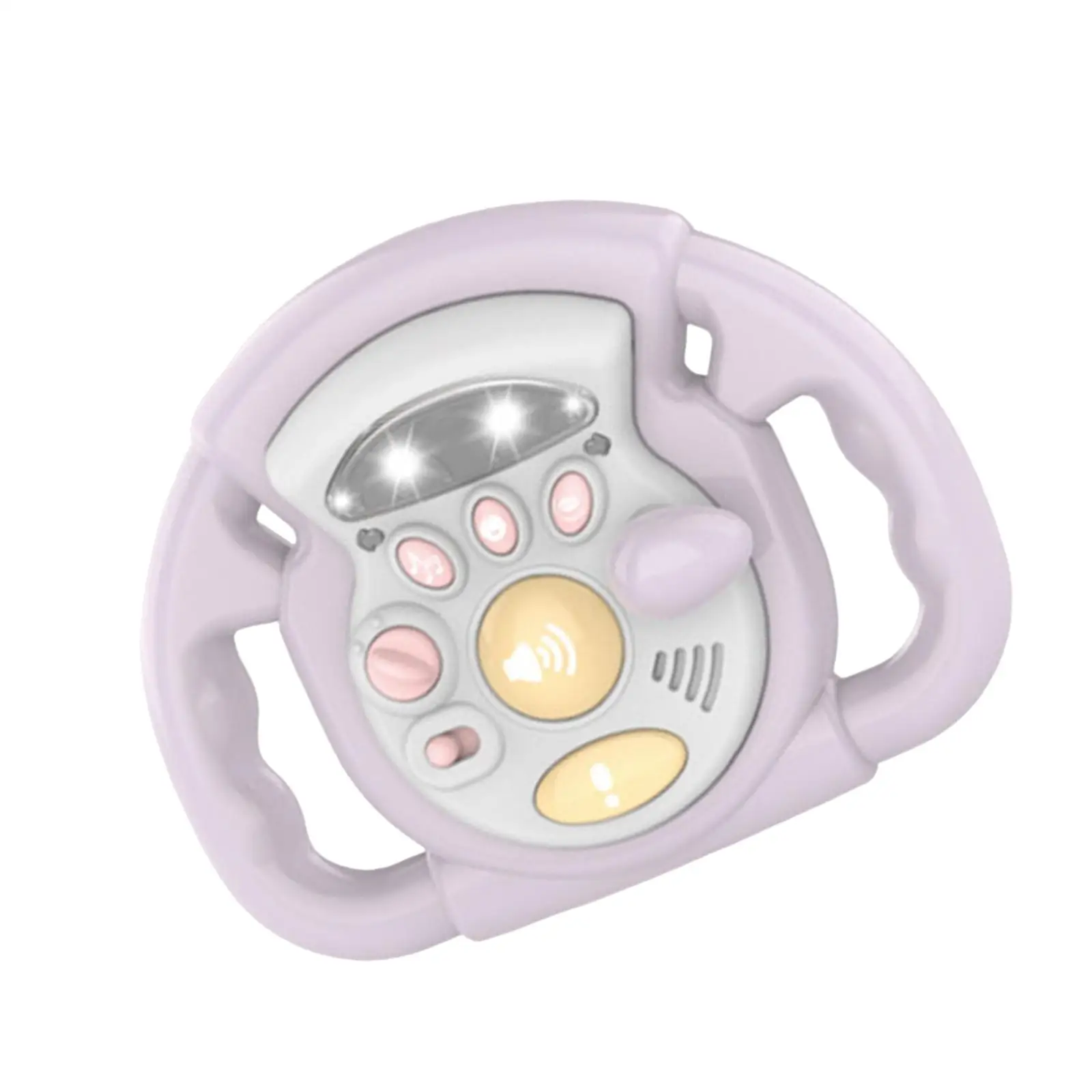 Multifunction Steering Wheel Toys Songs and Lights Driving Controller for Toddlers Children Girls Interactive Toy Education Toy