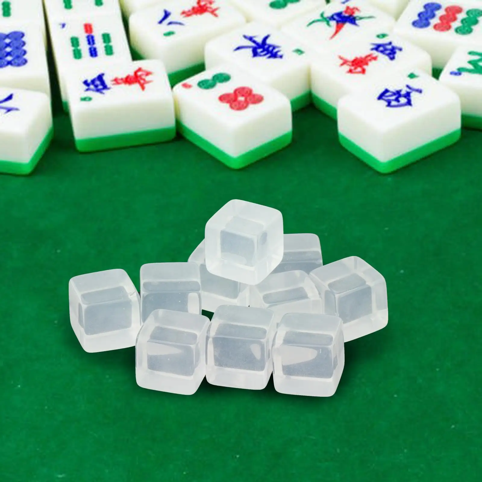 10 Pieces Acrylic 16mm Six Sides Dice Acrylic for Party Supplies,Dice Making