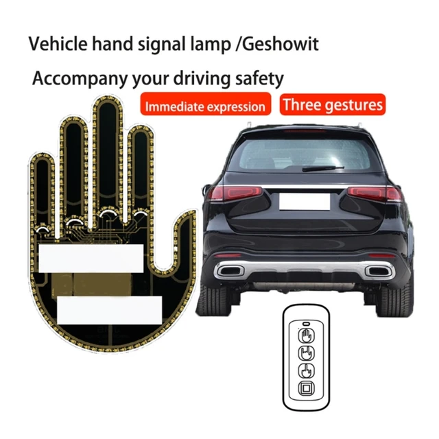 Gesture Controlled Automotive LED Light Effortlessly Control
