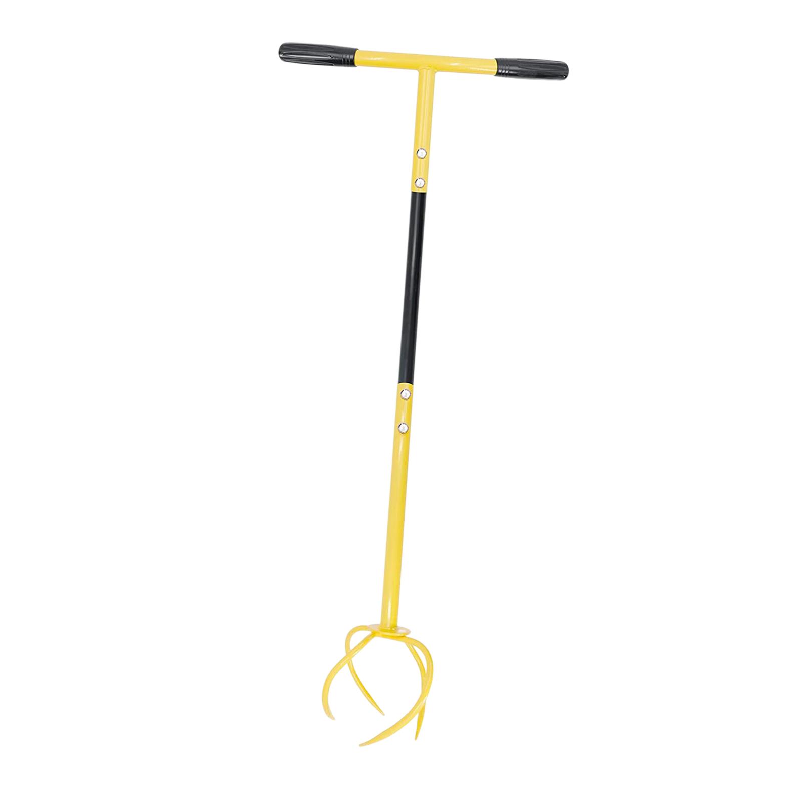 Twist Tiller Manual Heavy Duty Long Handle Gardening Bed Lawn Aerator Soil Loosener Gardening Hand Twist Tiller Tool